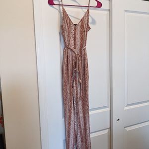 Forever 21 Jumpsuit, red and white